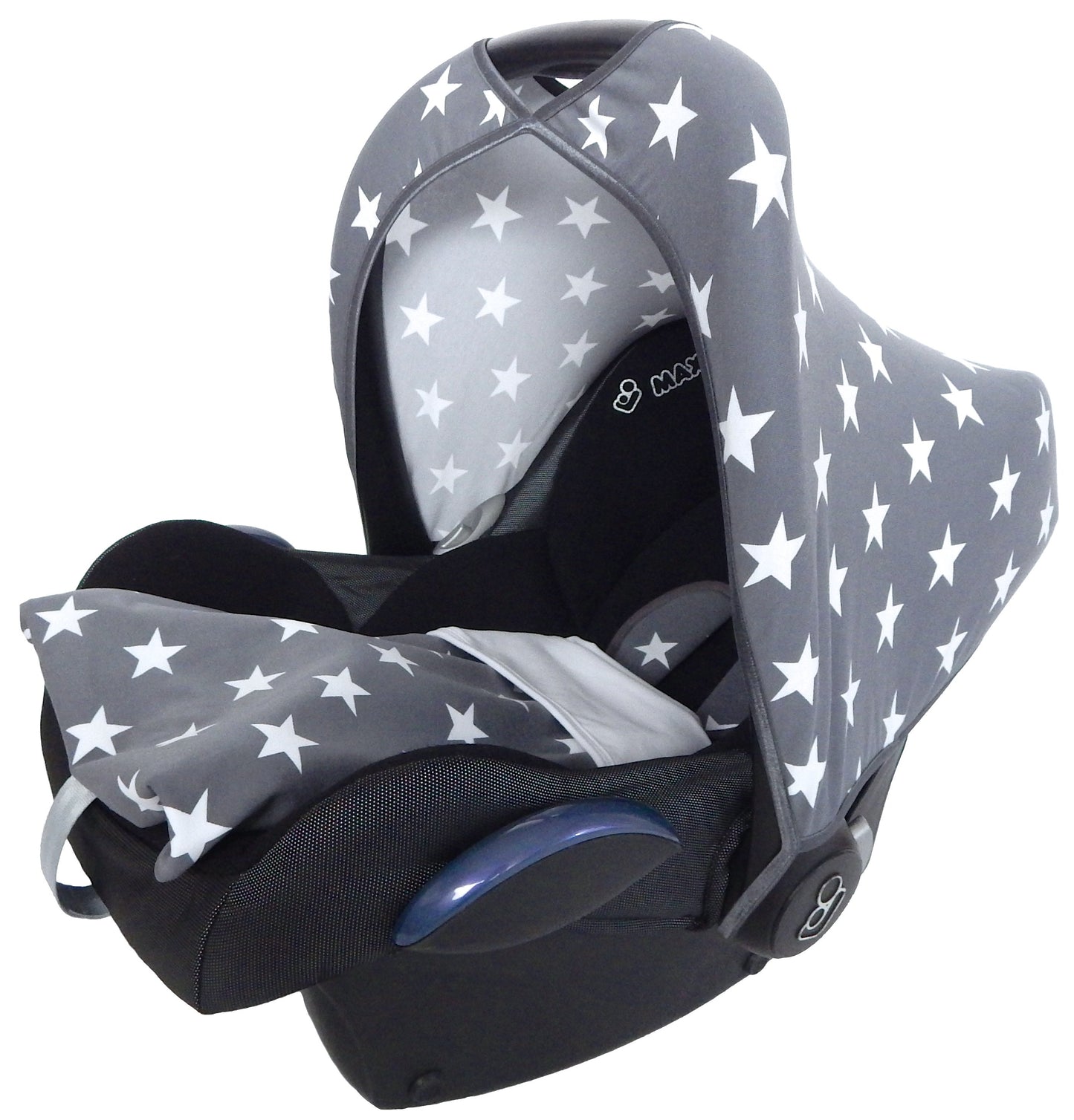 Maxi Cosi Zonnekap - Grijs met Witte Sterren