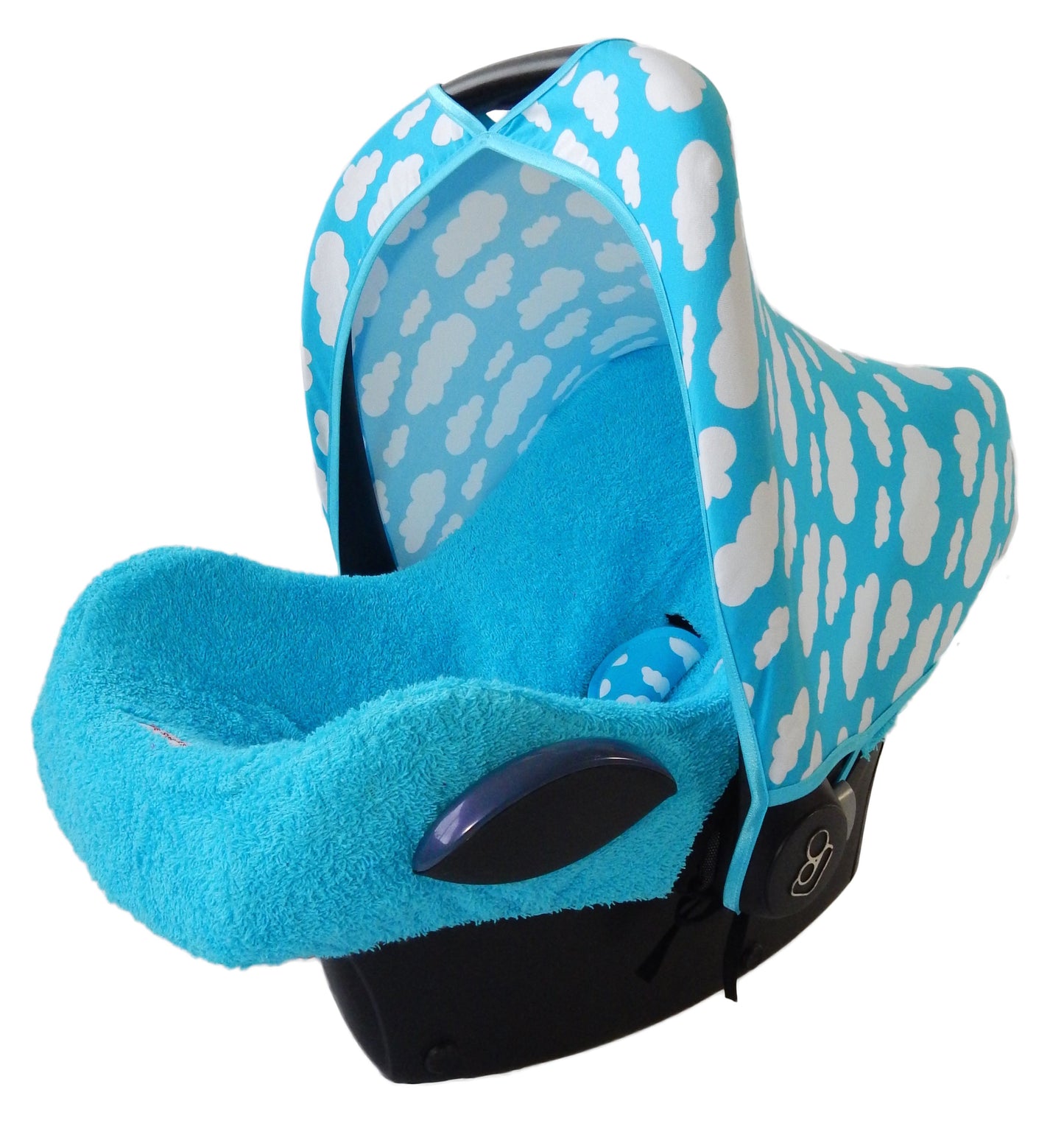 Maxi Cosi Zonnekap - Blauw met Witte Wolken