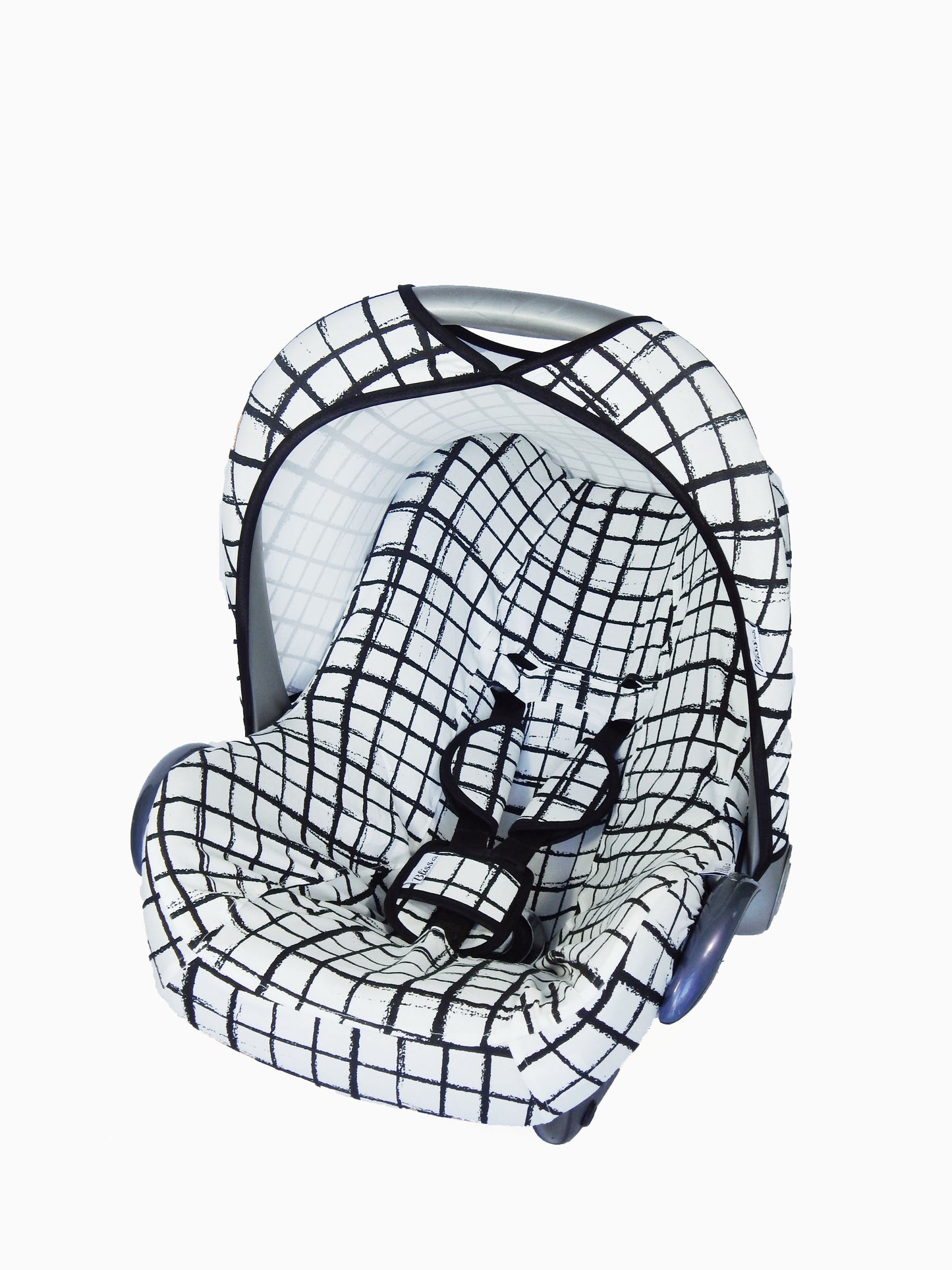 Maxi Cosi Gordelbeschermers - Raster Zwart/Wit