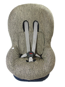 Universal Car Seat Cover Group 1+ - Leopard Print Brown