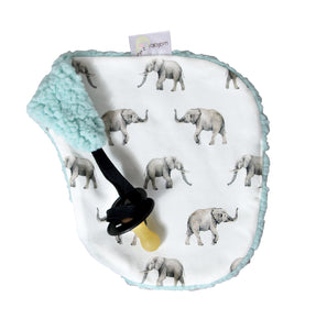 Pacifier cloth - Elephant Grey