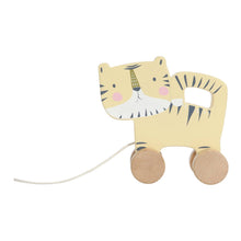 Load image into Gallery viewer, Little Dutch Wooden Pull-along Animal - Tiger
