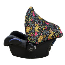 Load image into Gallery viewer, Maxi Cosi Sun Canopy - Black with Golden Bambi
