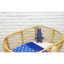 Afbeelding in Gallery-weergave laden, Babydeken - Kobaltblauw met Witte Sterren
