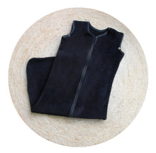 Load image into Gallery viewer, Baby Sleeping Bag - Black Rib Fabric
