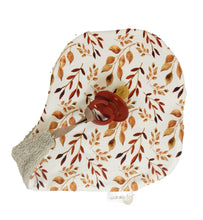 Load image into Gallery viewer, Pacifier cloth - Leaves Cognac
