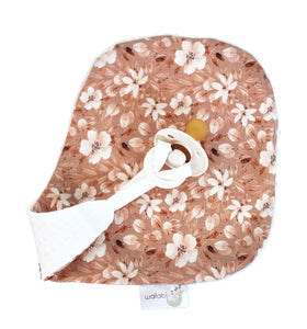 Pacifier cloth - Peach Flower