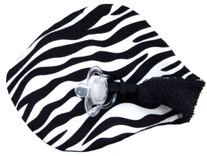 Pacifier cloth - Zebra Black/White