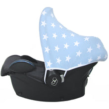 Load image into Gallery viewer, Maxi Cosi Sunshade - Light Blue with White Stars
